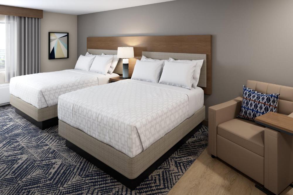 King Room with Mobility Accessible Roll-In Shower interior